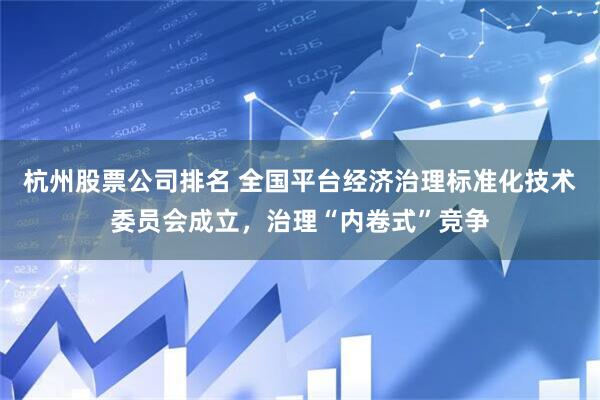 杭州股票公司排名 全国平台经济治理标准化技术委员会成立，治理“内卷式”竞争